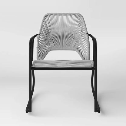 Fisher Outdoor Patio Rocking Chair Gray - Threshold™