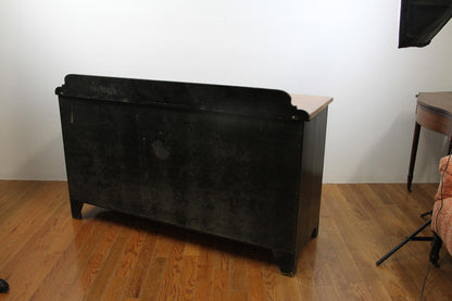 Hitchcock Maple & Black 9 Drawer Dresser with Stenciling