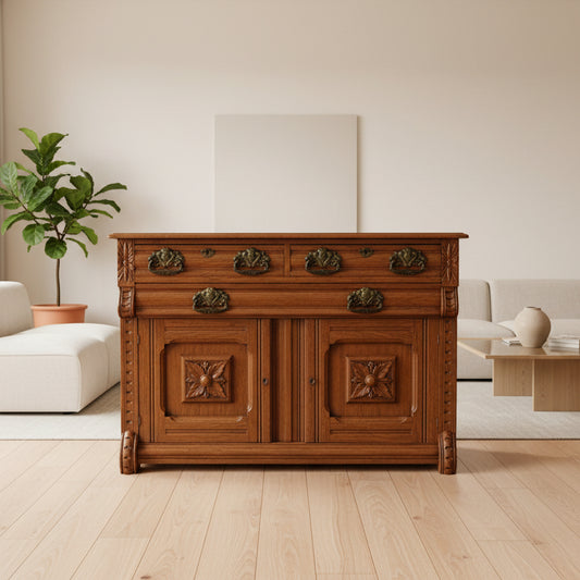Vintage Wooden Sideboard