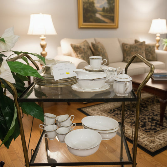 Vintage Mid-Century Style Serving Cart