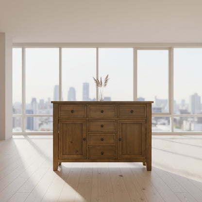 Classical Golden Oak Sideboard