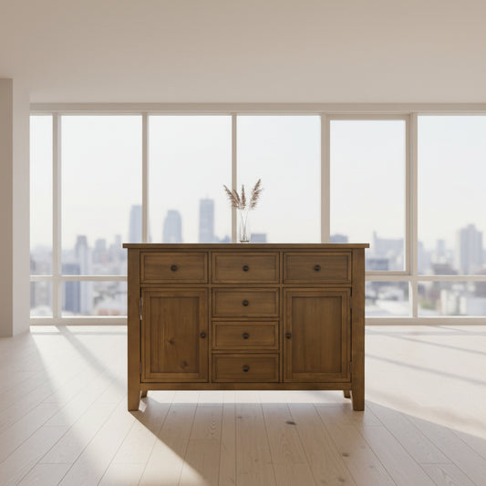 Classical Golden Oak Sideboard