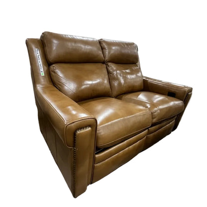 Bradington Young Living Room Reclining Loveseat with Power Headrest