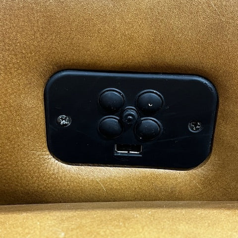 Bradington Young Living Room Reclining Loveseat with Power Headrest