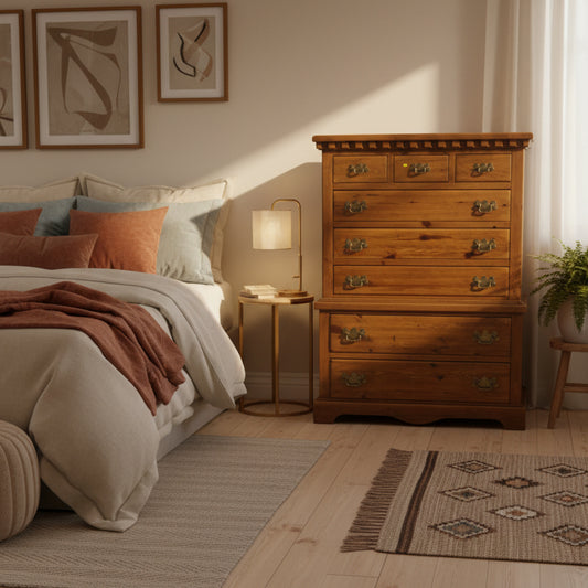 Link-Taylor Colonial Pine 8-Drawer Dresser