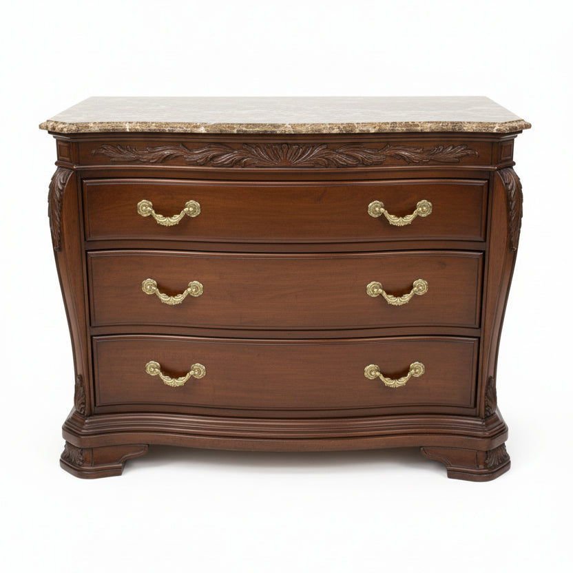 Bob Mackie Marble Top Nightstand