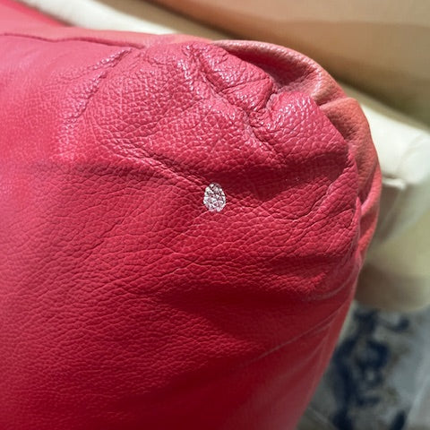 Modern Red Leather Sofa