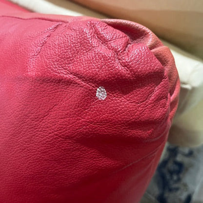 Modern Red Leather Sofa