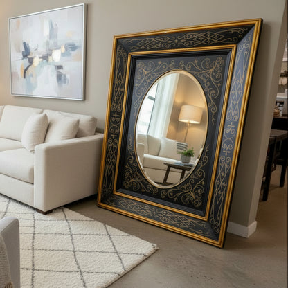Antique Napoleon III Style Wall Mirror
