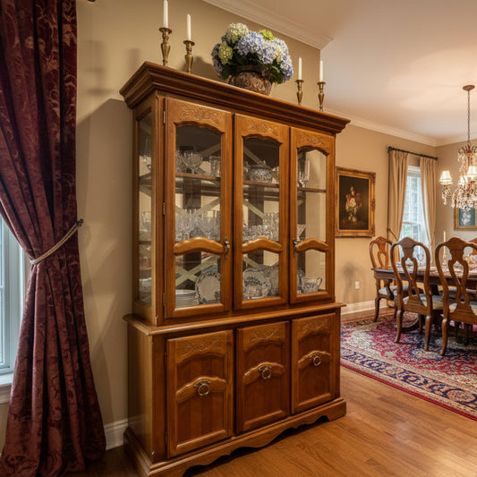 Wooden China Cabinet
