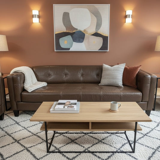 Raymour & Flanigan Bartolo Leather Sofa