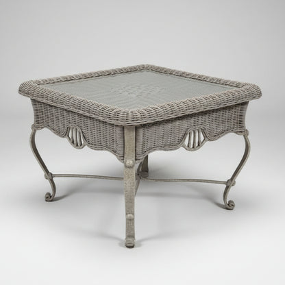 Wicker-style Side Table