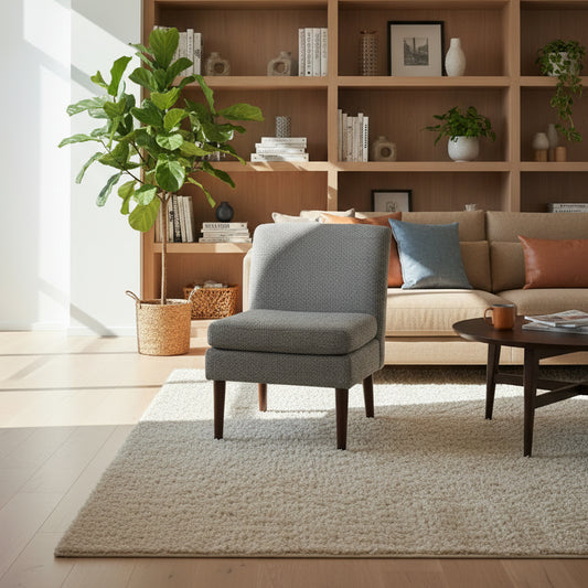 Modern Gray Accent Chair