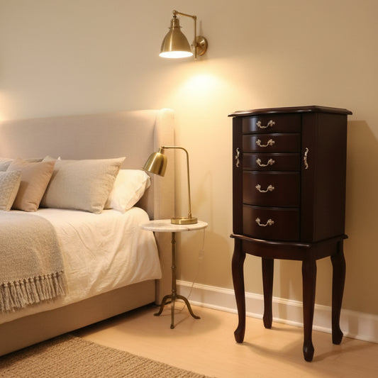 Wood Jewelry Armoire