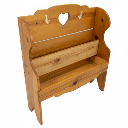 Handmade Country-Style Wooden Storage Bench