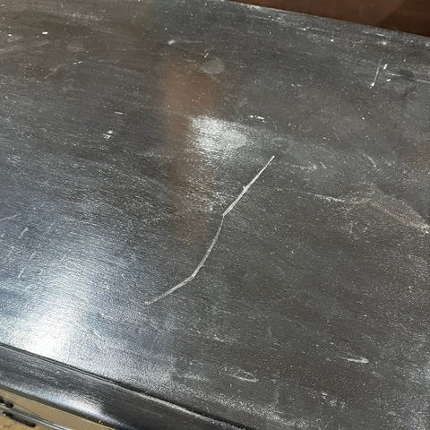 Black Wooden Chest