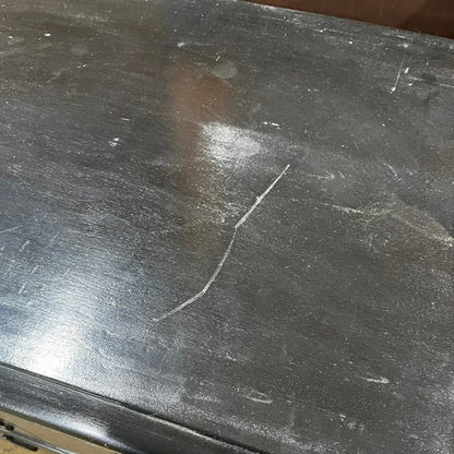 Black Wooden Chest