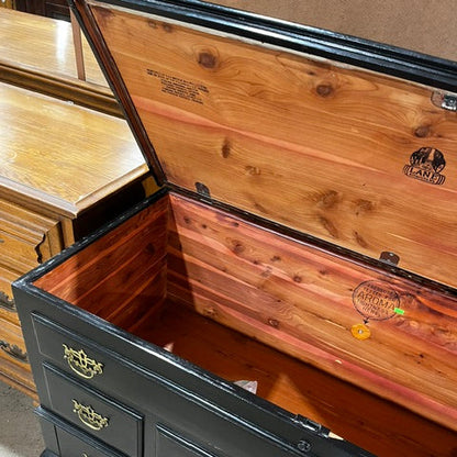 Black Wooden Chest