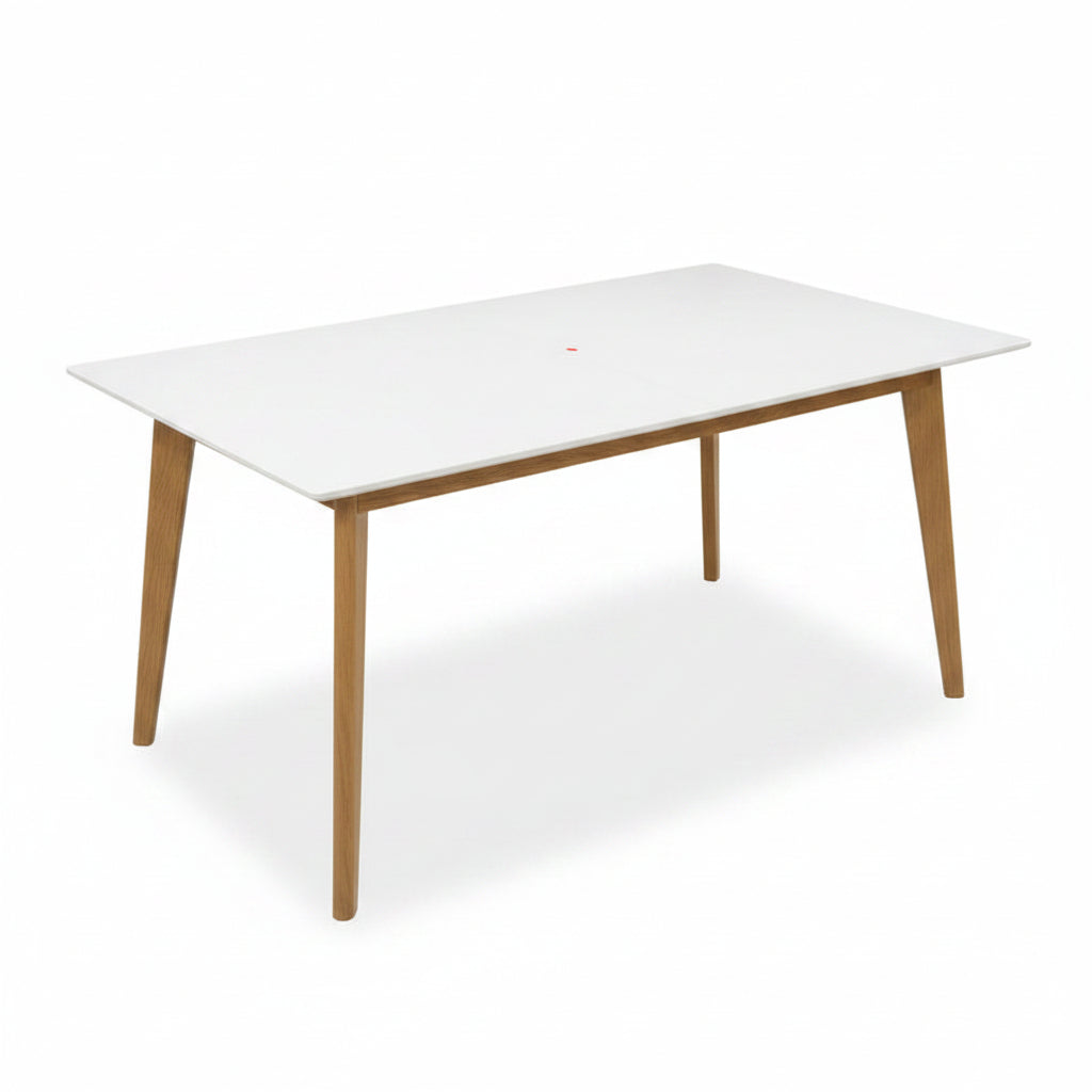 Handy Living White Expandable Dining Table
