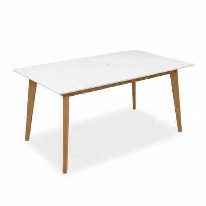 Handy Living White Expandable Dining Table