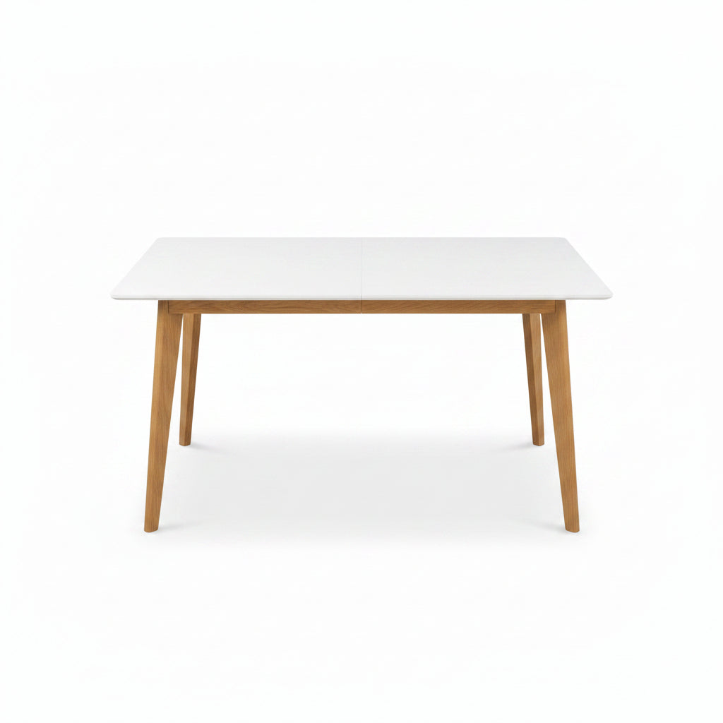 Handy Living White Expandable Dining Table