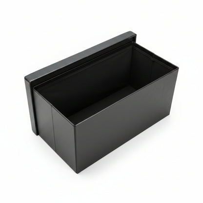 Faux Leather Ottoman