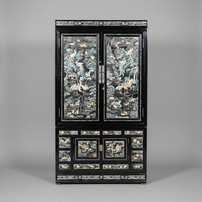 Korean Najeonchilgi Lacquer Wardrobe