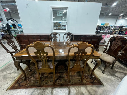 Henredon Dining Table with Custom Chairs