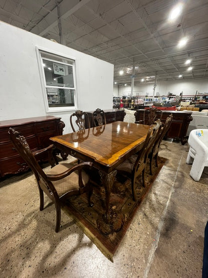 Henredon Dining Table with Custom Chairs