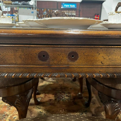 Henredon Dining Table with Custom Chairs