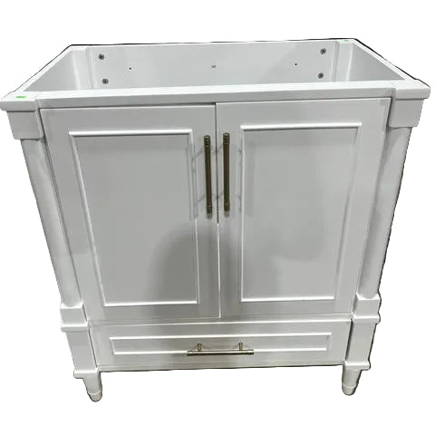 Single Sink Solid Wood Freestanding