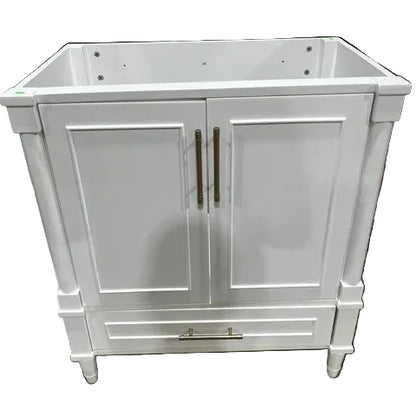 Single Sink Solid Wood Freestanding