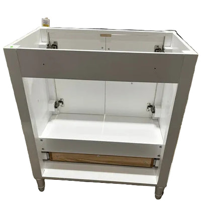 Single Sink Solid Wood Freestanding
