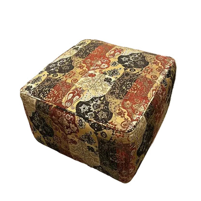 Stationary Fabric Accent Chair w/ Ottoman