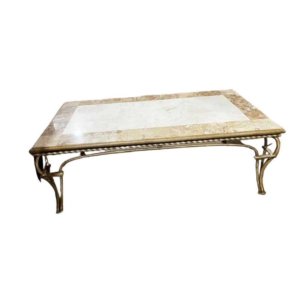 Vintage Marble & Stone Style Coffee Table