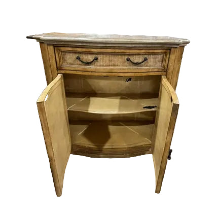 Vintage-style Wood Buffet Cabinet