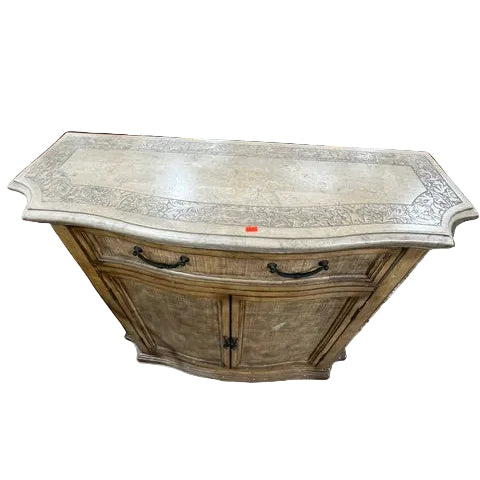 Vintage-style Wood Buffet Cabinet