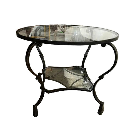 Pier 1 Chasca Glass & Iron End Tables