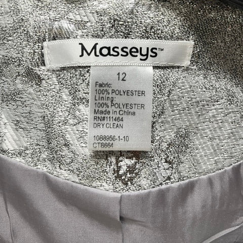 Masseys Metallic Jacquard Jacket