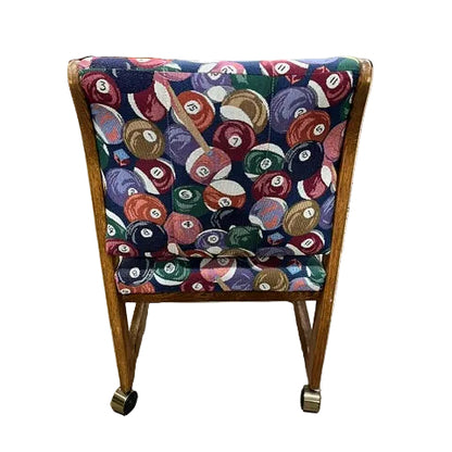 Vintage Poker Table and Chair Set