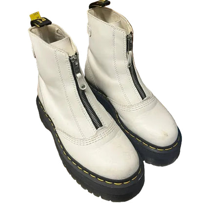 Dr. Martens JETTA ZIPPED Sendal Leather Platform Boots