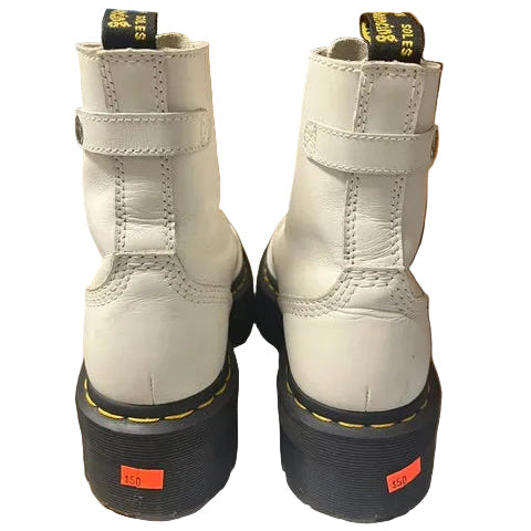 Dr. Martens JETTA ZIPPED Sendal Leather Platform Boots