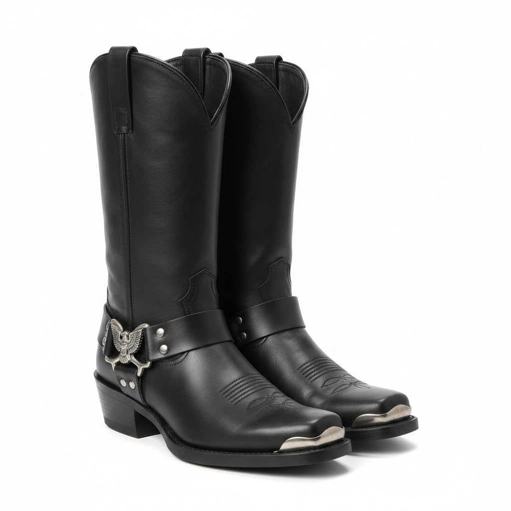 (New) Dingo Men's Chopper Leather Harness Boot