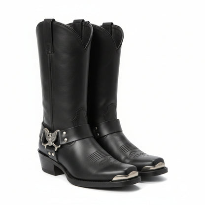 (New) Dingo Men's Chopper Leather Harness Boot