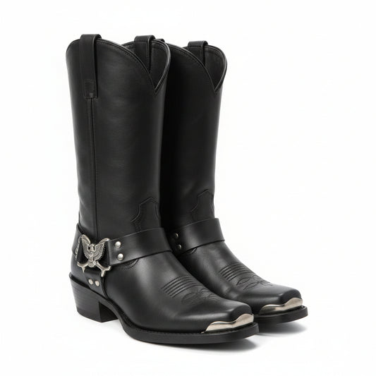 (New) Dingo Men's Chopper Leather Harness Boot