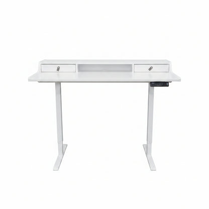 Electric Standing Desk with Drawers