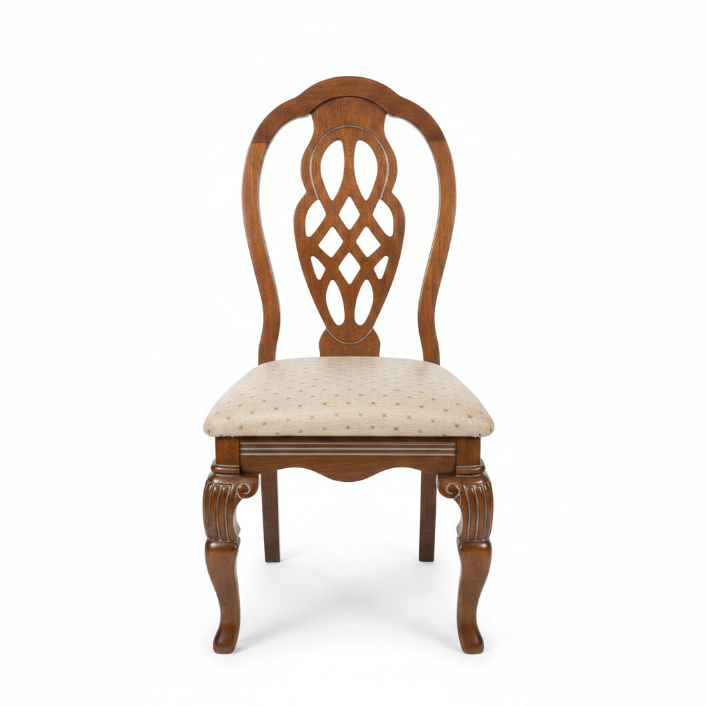 Traditional Dark Wood Dining Room Set