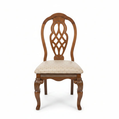 Traditional Dark Wood Dining Room Set