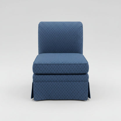 Traditional Rolled Back Slipper Chair