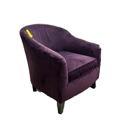 Purple Velvet Club Chair
